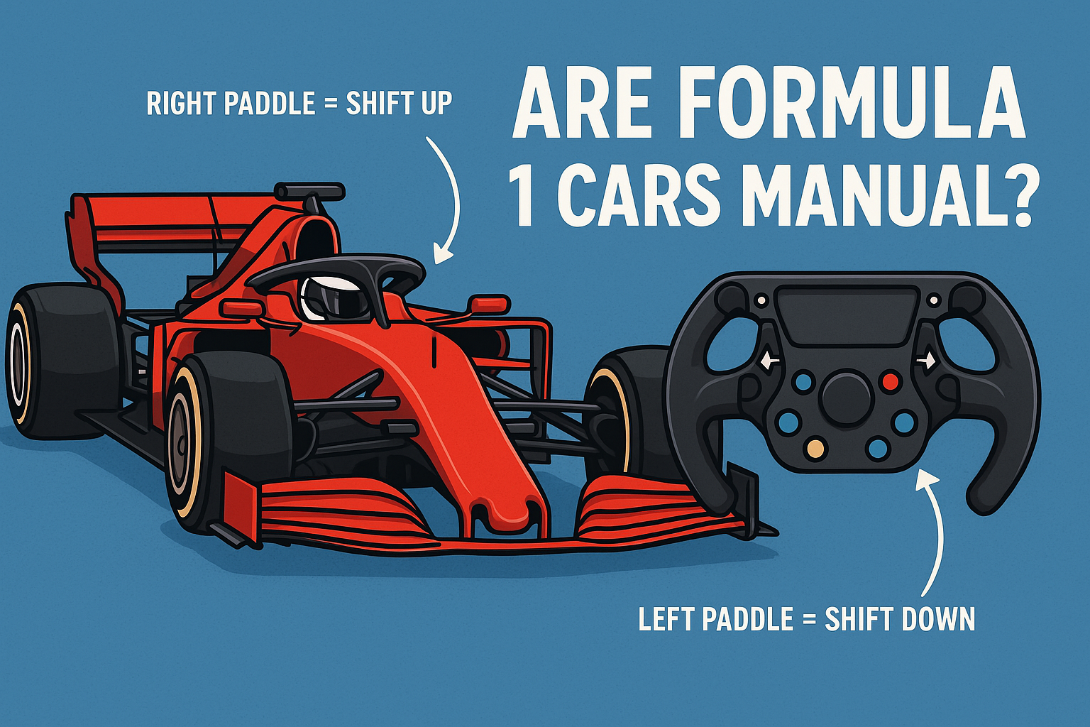 Are Formula 1 cars Manual